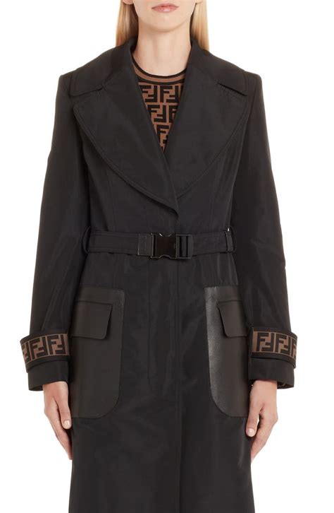 fendi bag raincoat|Fendi trench coat.